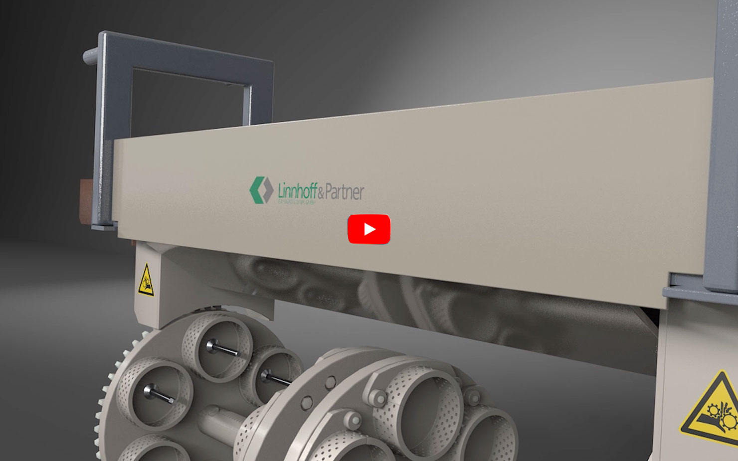 Linnhoff & Partner – Animation Stangentrommelaggregat