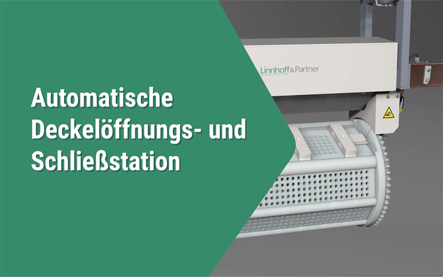 3D-Erklärfilm Deckelöffnungsstation